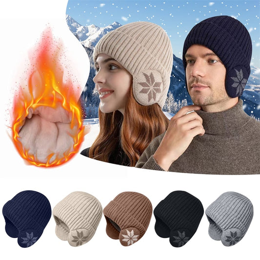 🎄Christmas Offer🎅 ❄Winter Beanie Hat Scarf Sets Warm Knit Hat😍