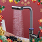 Multifunctional Pull Out Kitchen Sink Faucet with Digital Temperature Display