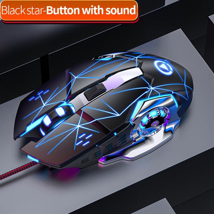 Electroplatingflanks Wired Gaming Mouse