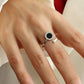 Women's Roman Numerals Adjustable Ring