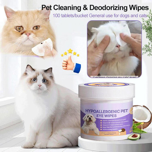 Pet Cleaning and Deodorizing Wet Wipes