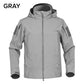 Hooded Waterproof Windproof Softshell Hiking Jacket