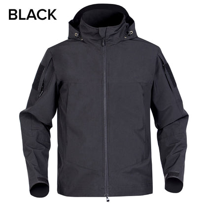 Hooded Waterproof Windproof Softshell Hiking Jacket