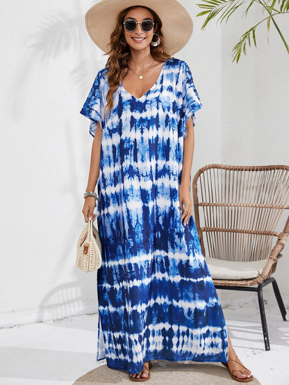 Print Beach Cover-up Long Dress