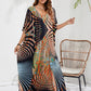 Print Beach Cover-up Long Dress